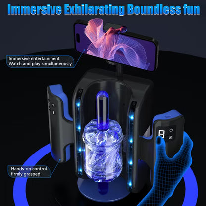 Male Masturbator Machine Automatic Telescopic Vagina Masturbation Self-Care Toy for Men 12cm Thrusting High Speed