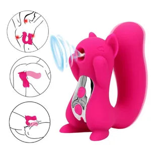 Rose Red Vibrator Silicone Clit Sucking Vibrator