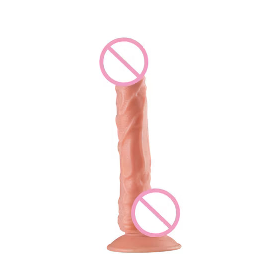 Female Masturbator Pseudopenis Telescopic Liquid Silicone Big Rubber Penis Dildo
